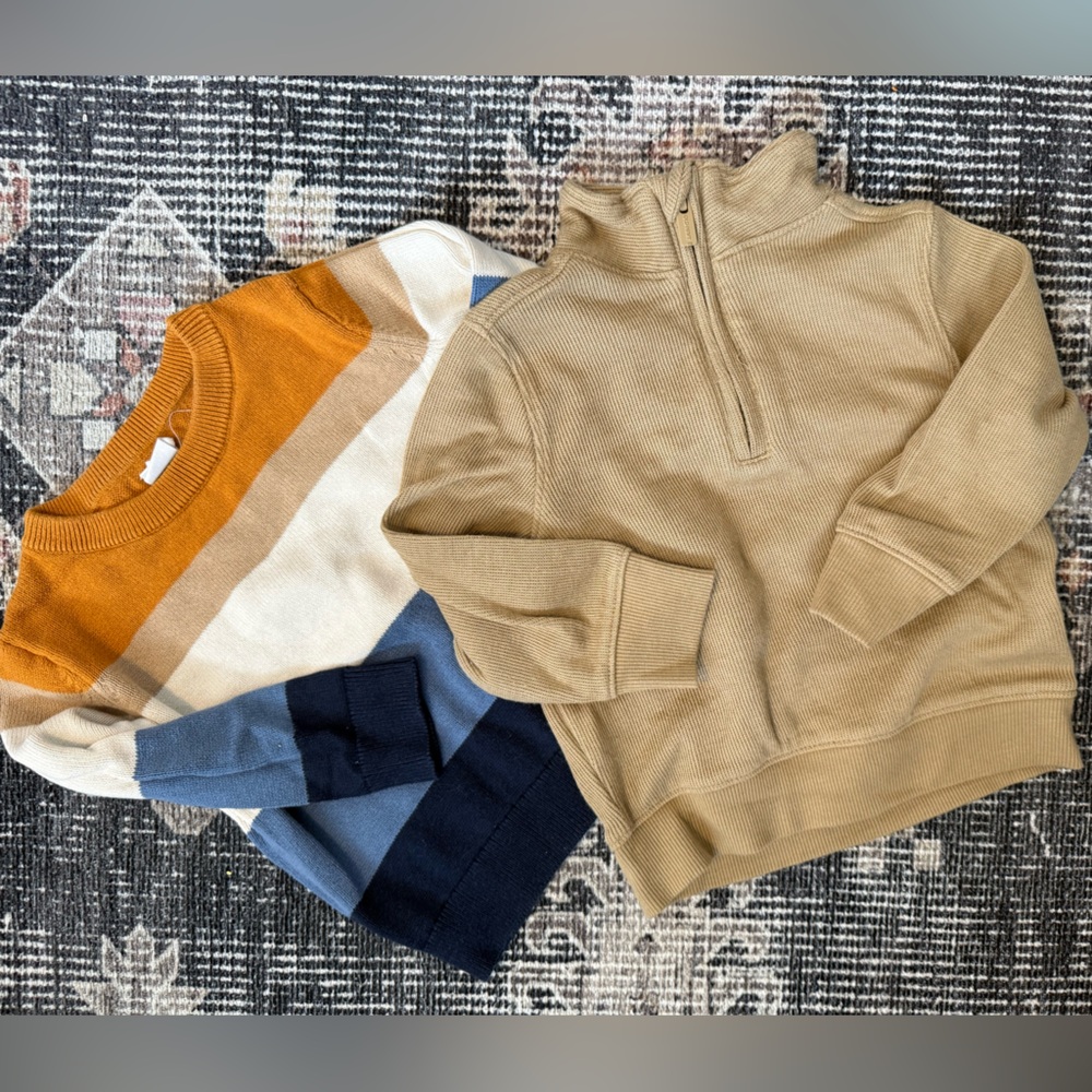 Old Navy and Gap sweaters